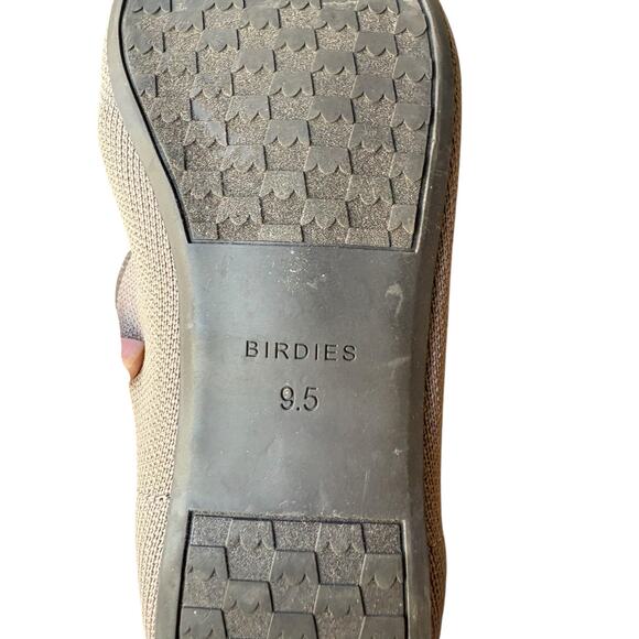 Birdies Grey Mist Pointed Toe Blackbird Knit Washable Slip on Loafer - 9.59.5 - Picture 7 of 7
